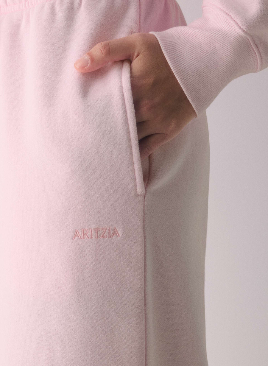 pantaloni della tuta cozy sweatfleece mega flutter villa pink