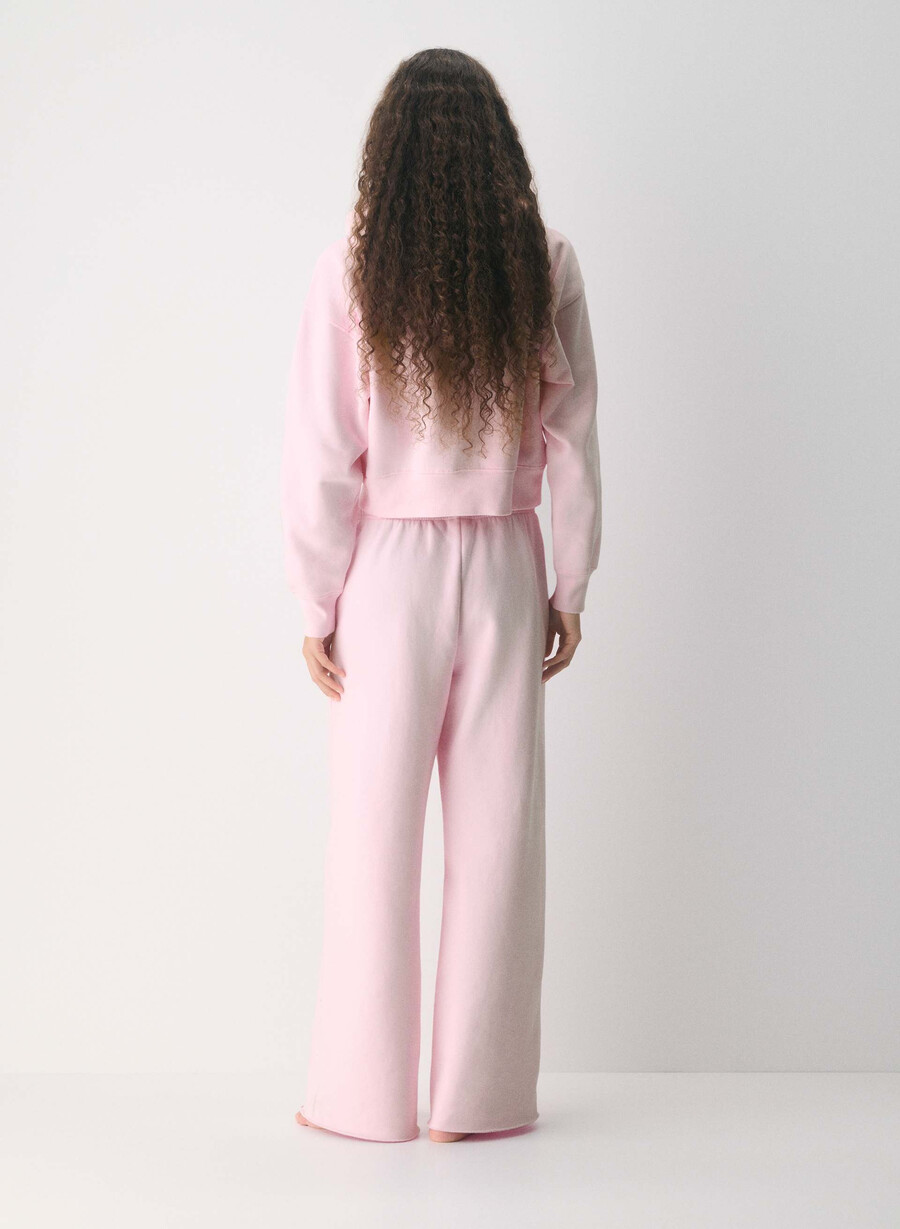 pantaloni della tuta cozy sweatfleece mega flutter villa pink