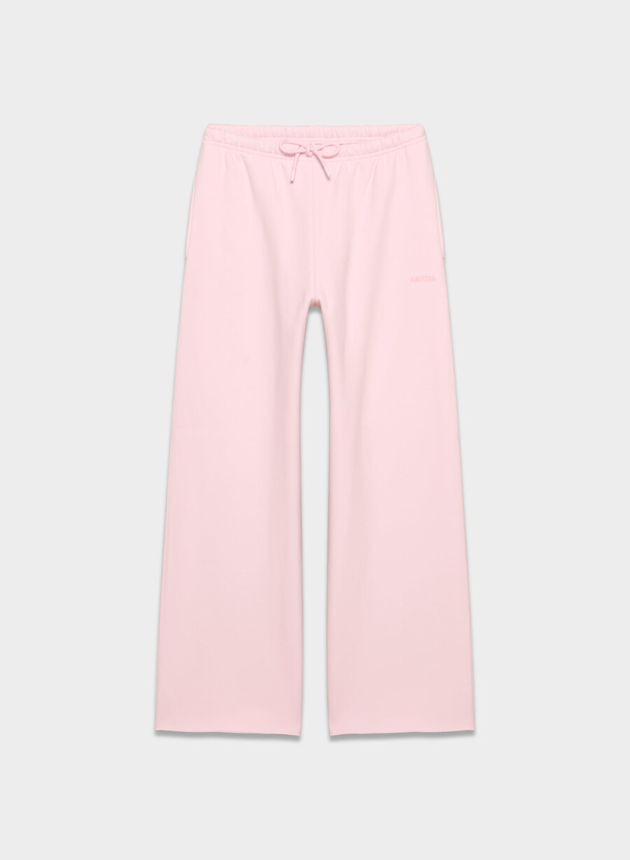 pantaloni della tuta cozy sweatfleece mega flutter villa pink