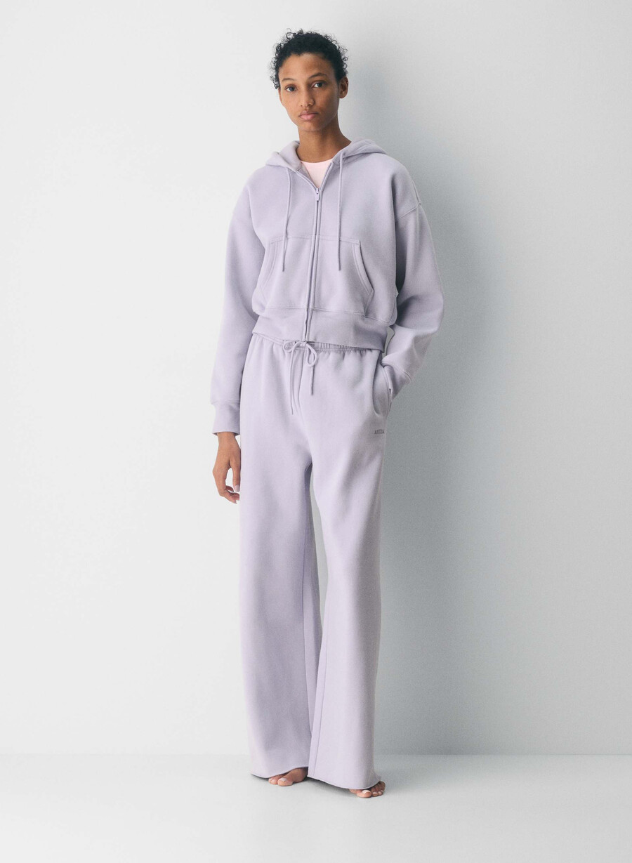 pantaloni della tuta cozy sweatfleece mega flutter wildflower lilac