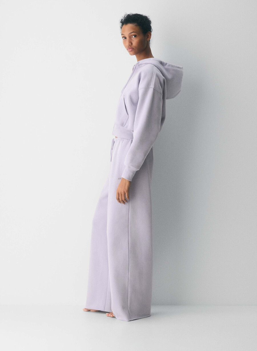 pantaloni della tuta cozy sweatfleece mega flutter wildflower lilac