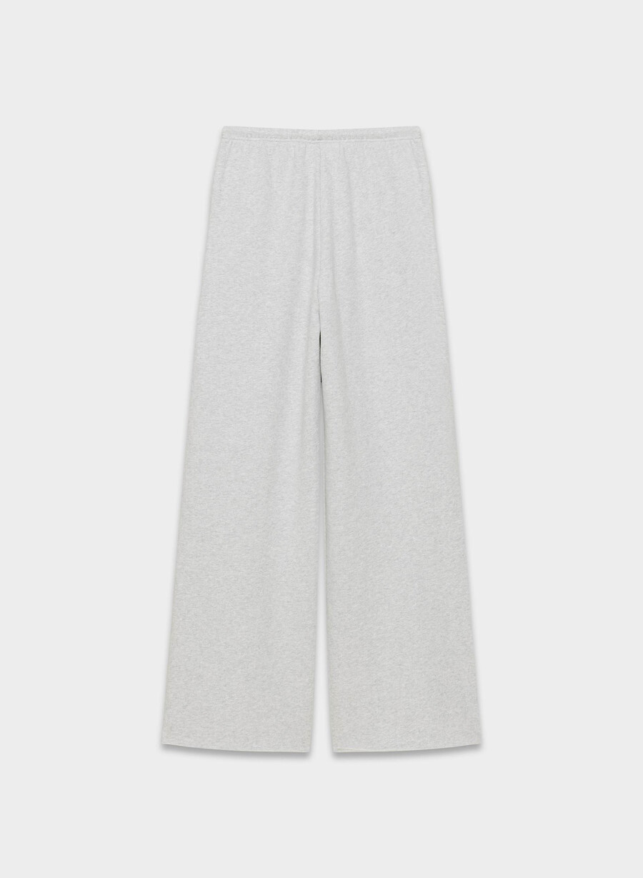 pantaloni da tuta cozy sweatfleece mega flutter heather chrome