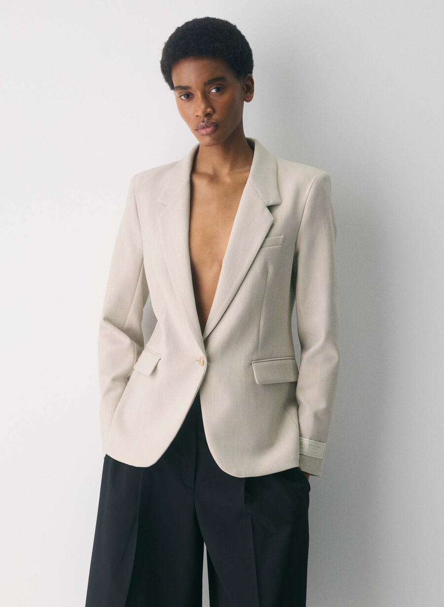 produttore blazer - ressential heather matte pearl