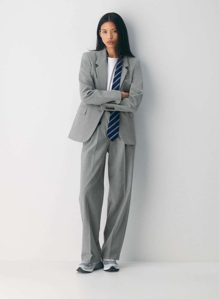 produttore blazer - ressential heather dark grey