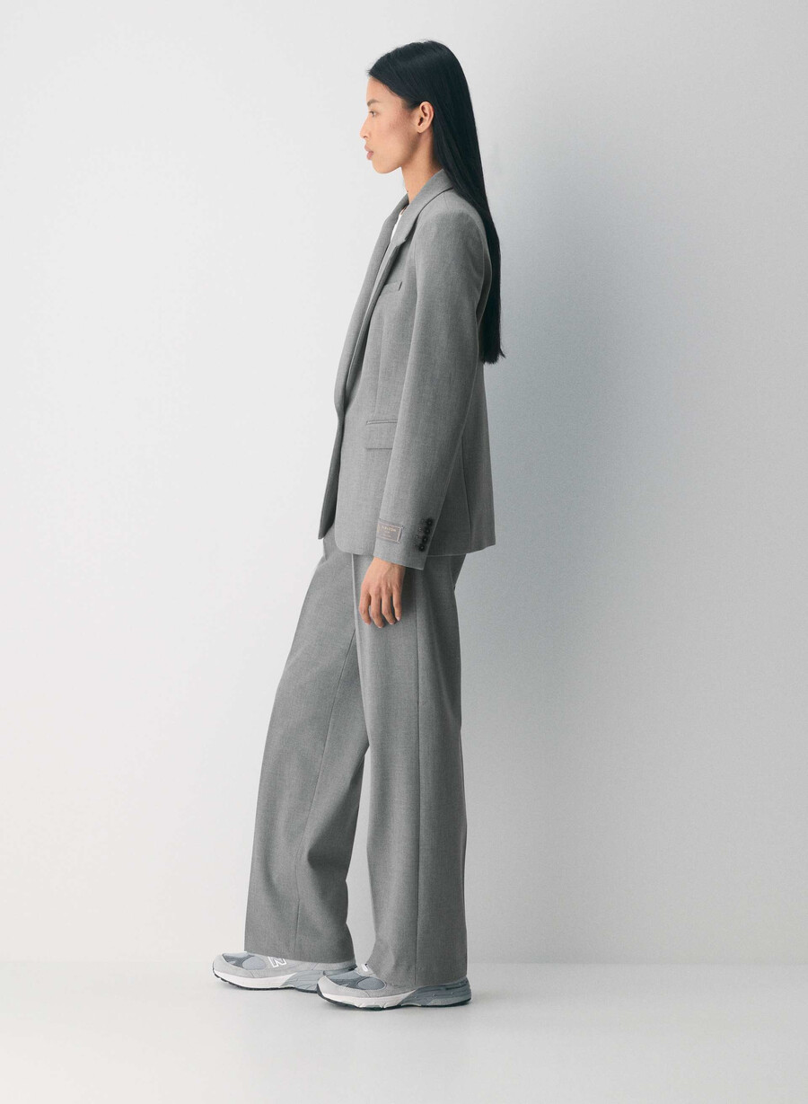 produttore blazer - ressential heather dark grey