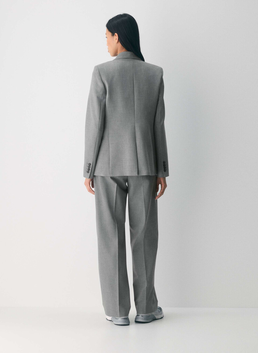 produttore blazer - ressential heather dark grey