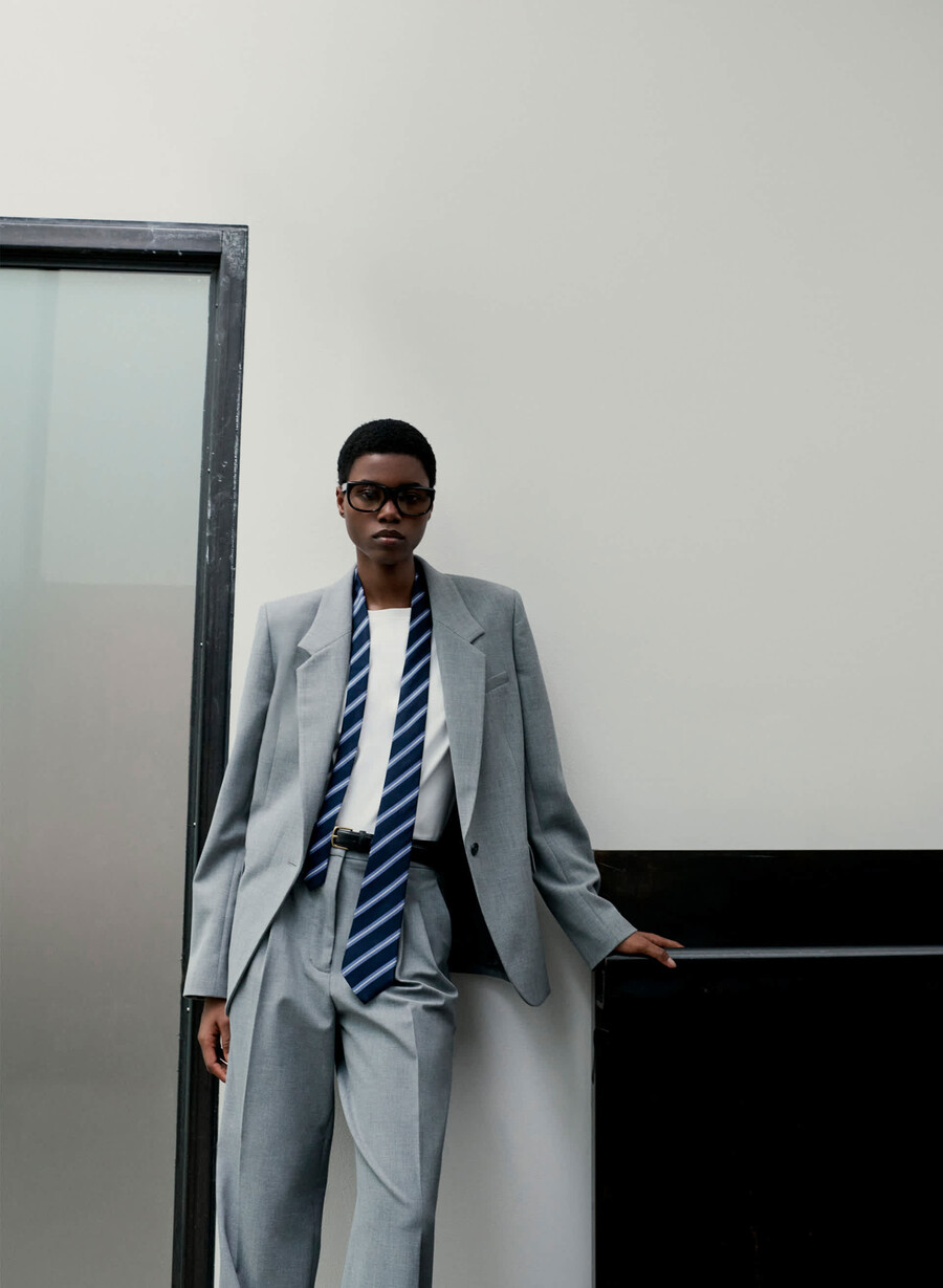produttore blazer - ressential heather dark grey