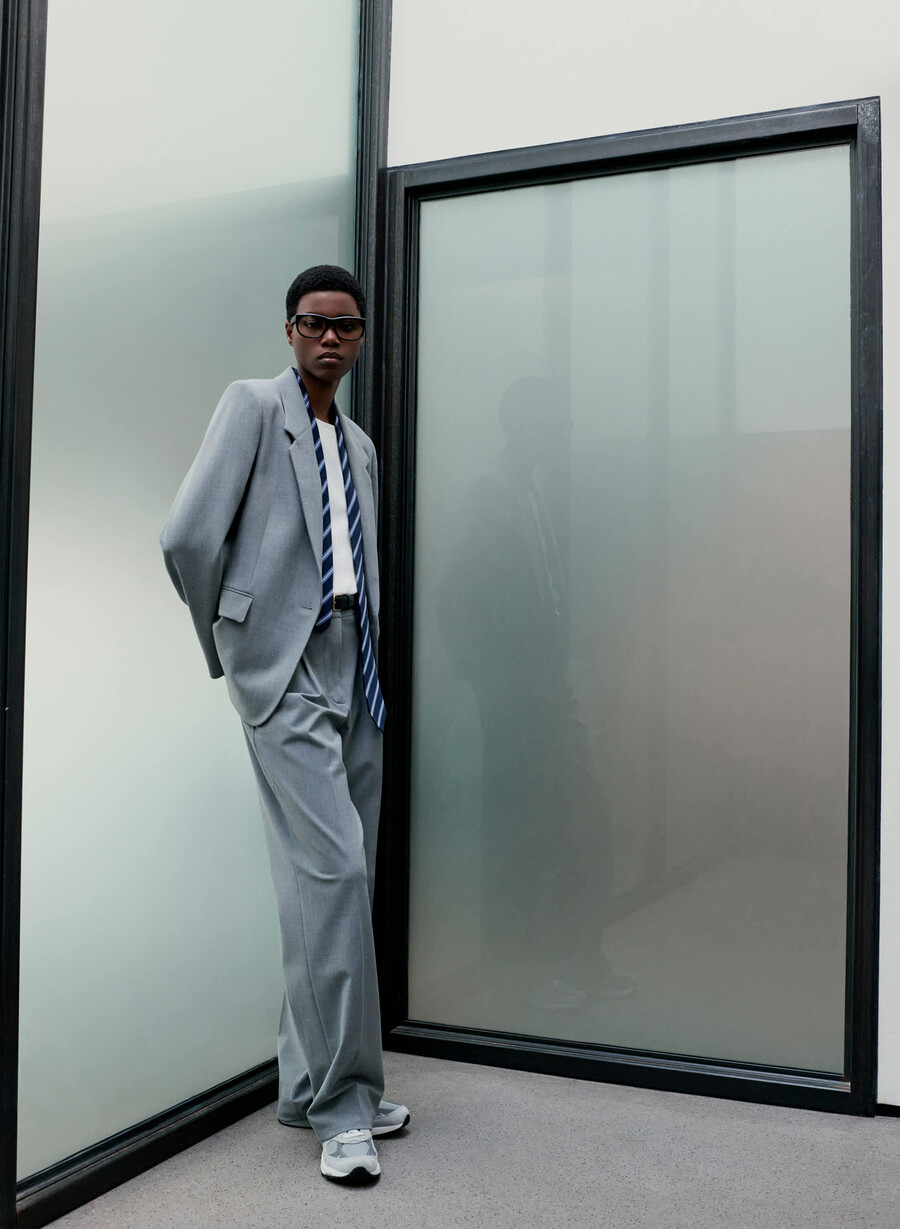 produttore blazer - ressential heather dark grey