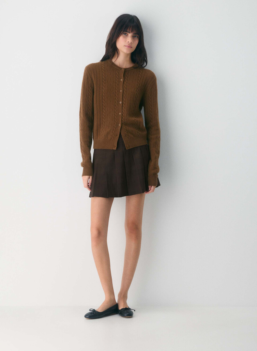 cardigan sweetspot marrone cioccolato