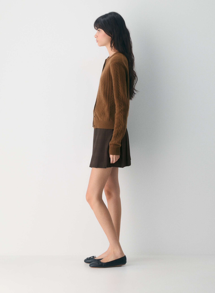 cardigan sweetspot marrone cioccolato