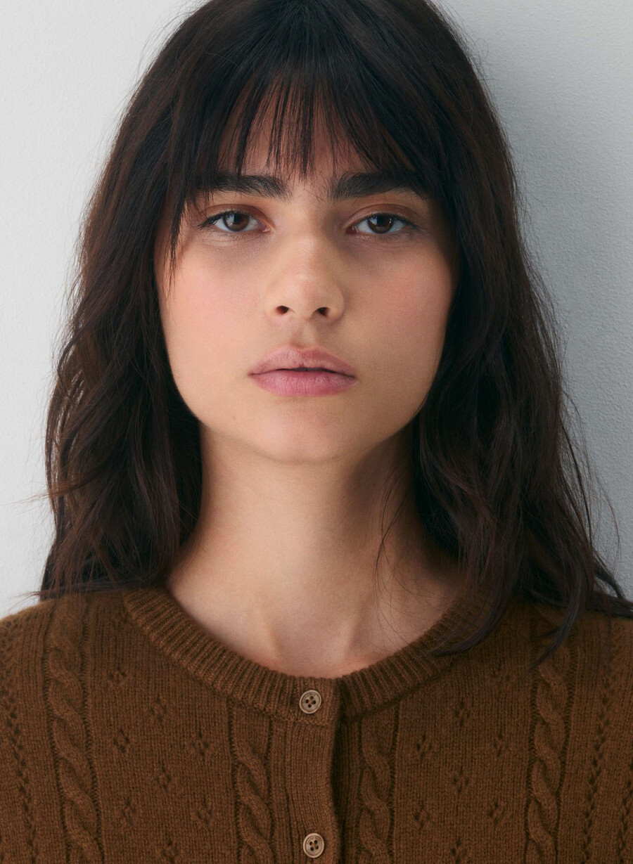cardigan sweetspot marrone cioccolato