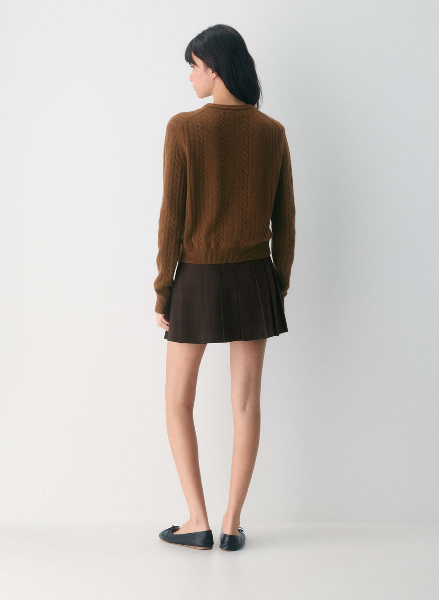 cardigan sweetspot marrone cioccolato
