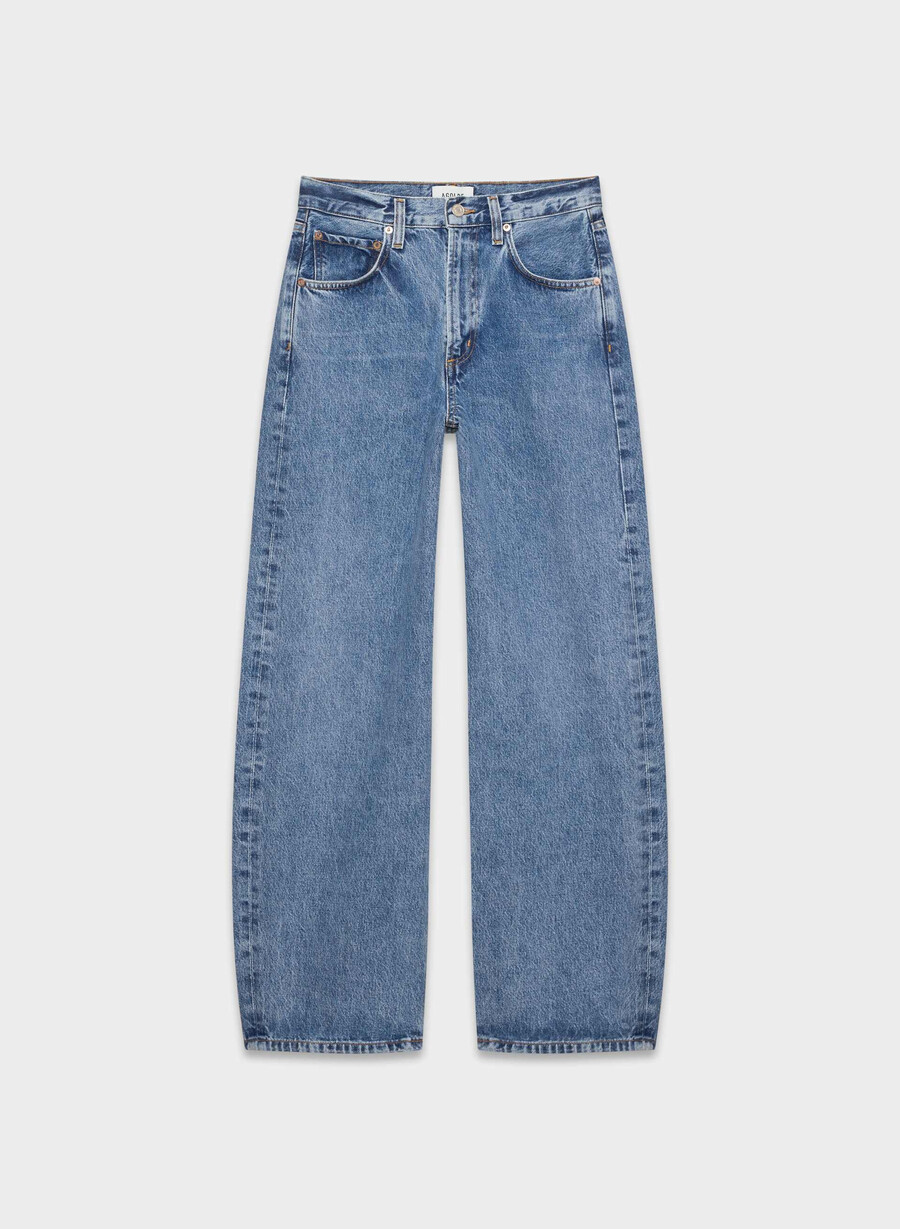 agolde low curve jean myth