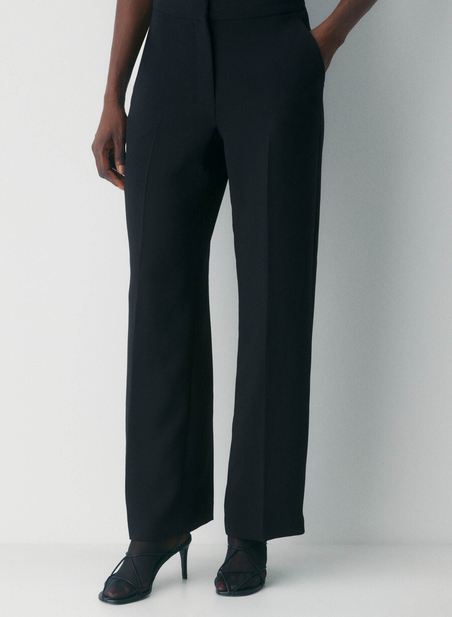 the limitless pant curve-fit - crepette nero