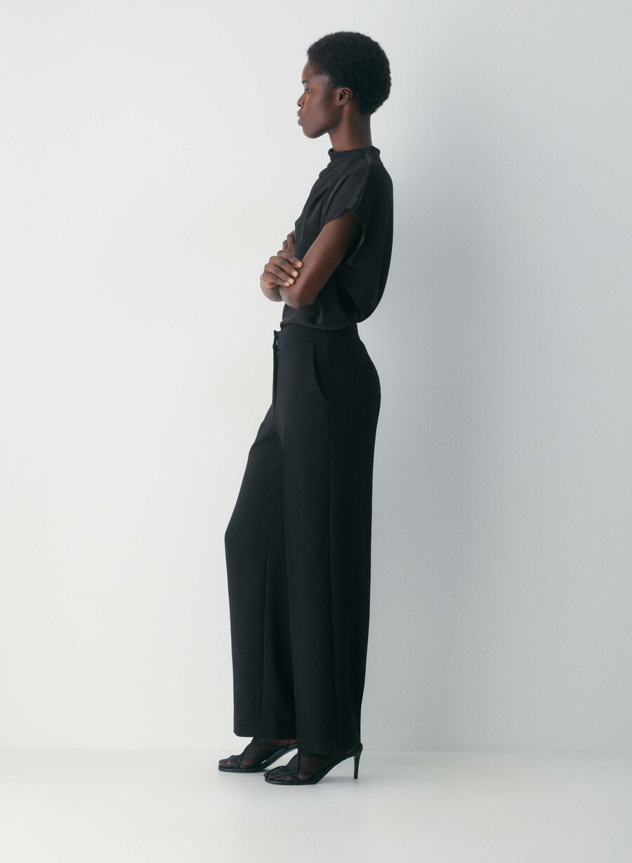 the limitless pant curve-fit - crepette nero