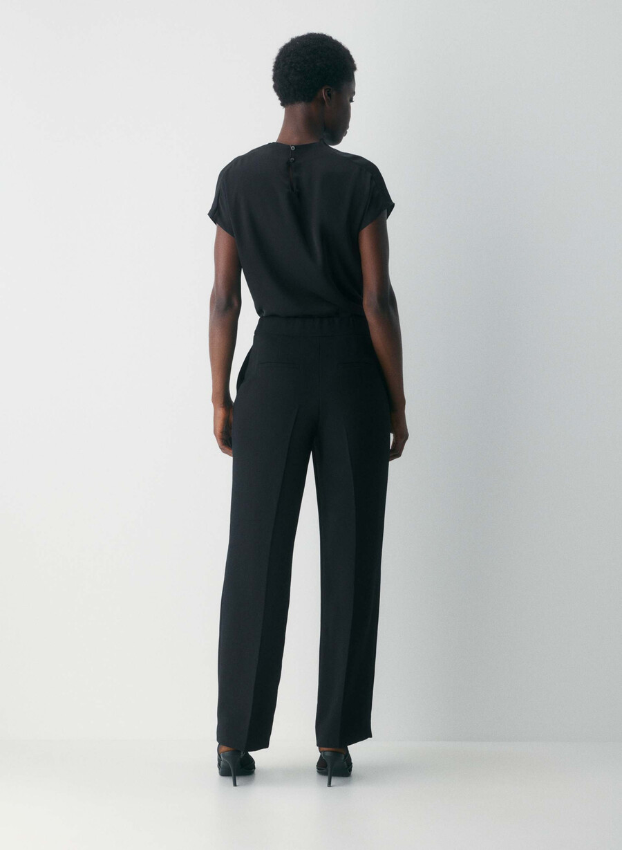 the limitless pant curve-fit - crepette nero