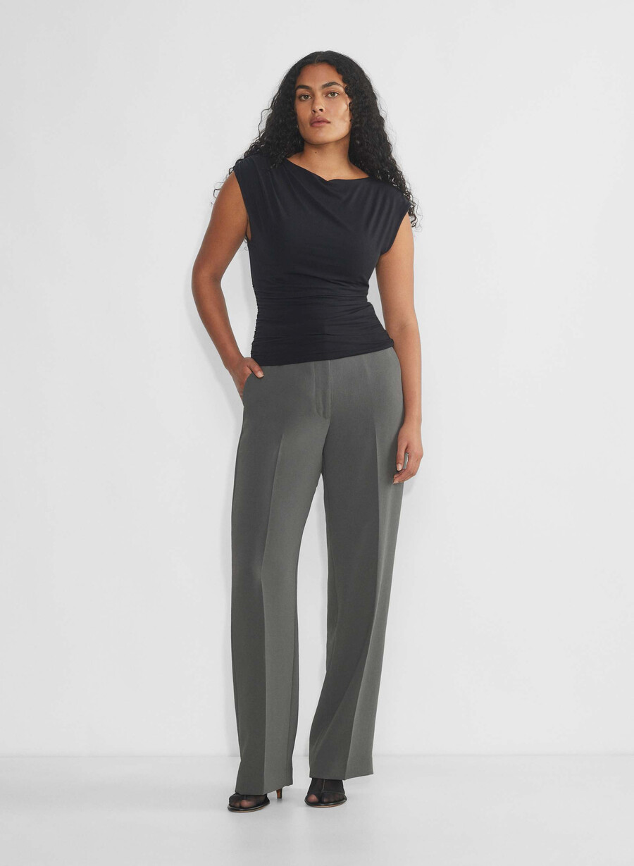 the limitless pant curve-fit - crepette grigio carbone