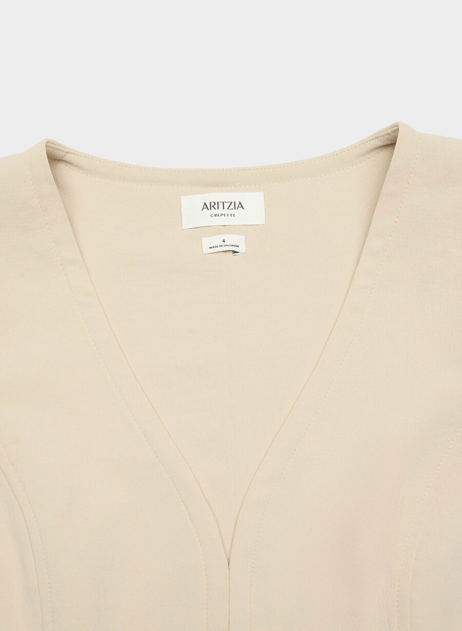 gilet abbigliamento - crepette marcona beige