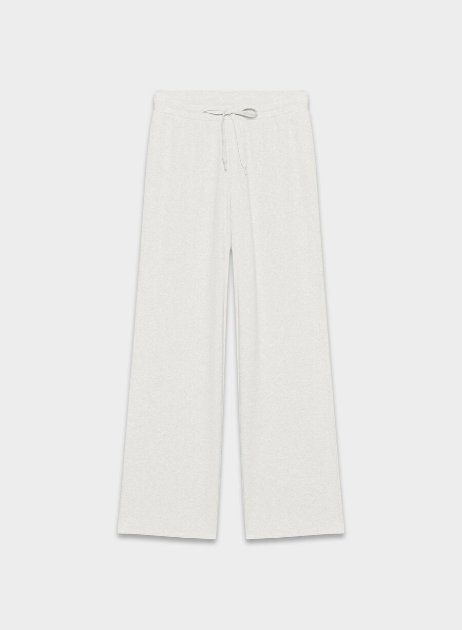 pantaloni homestretch rib kickback heather cloud white