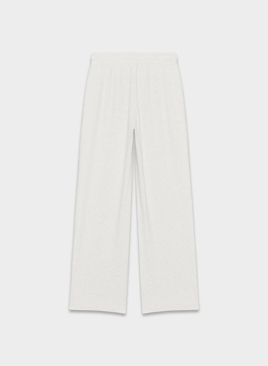 pantaloni homestretch rib kickback heather cloud white