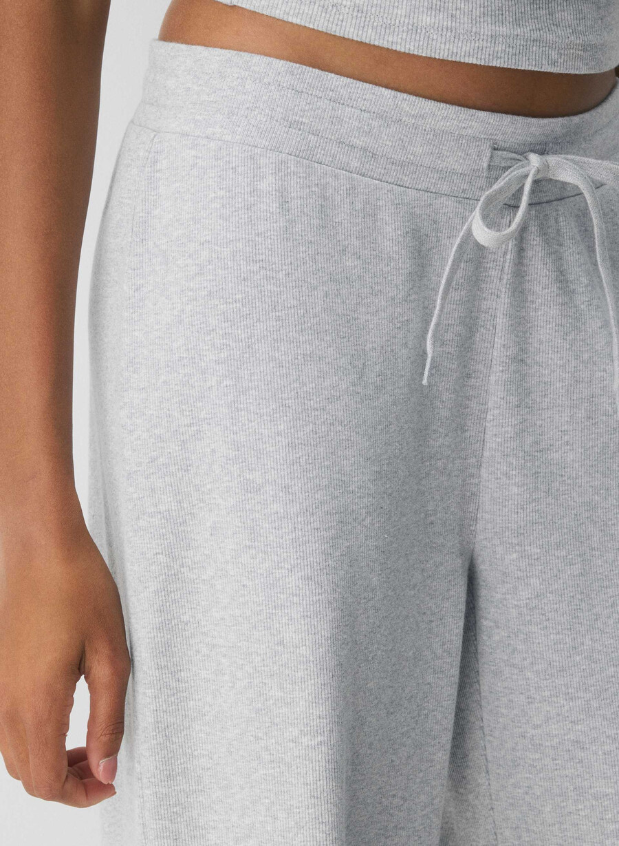 pantaloni homestretch rib kickback heather chrome