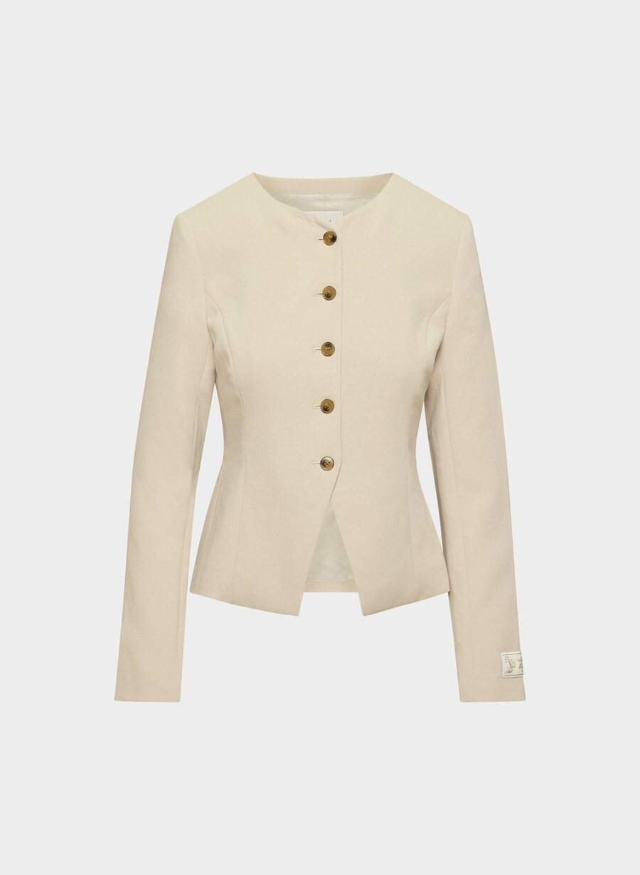 blazer regale - crepette marcona beige