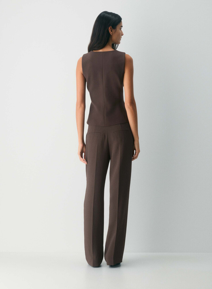 gilet regal - ressential rich mocha brown