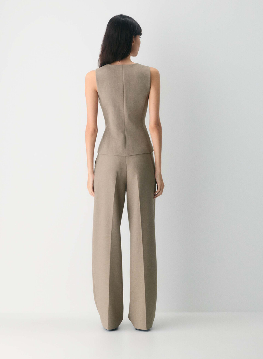 regal vest - ressential heather nomad taupe