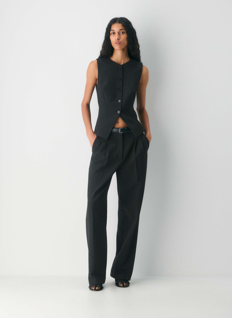 gilet regal - ressential heather black