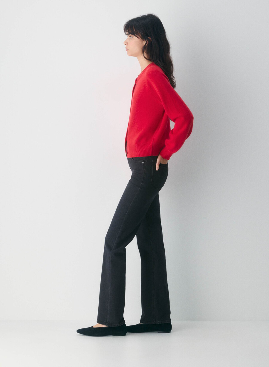 cardigan essential wool cashmere london rich mocha brown