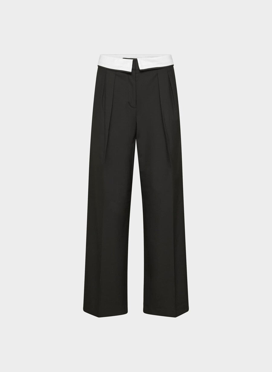 pantaloni bureau - ressential light nerocrema