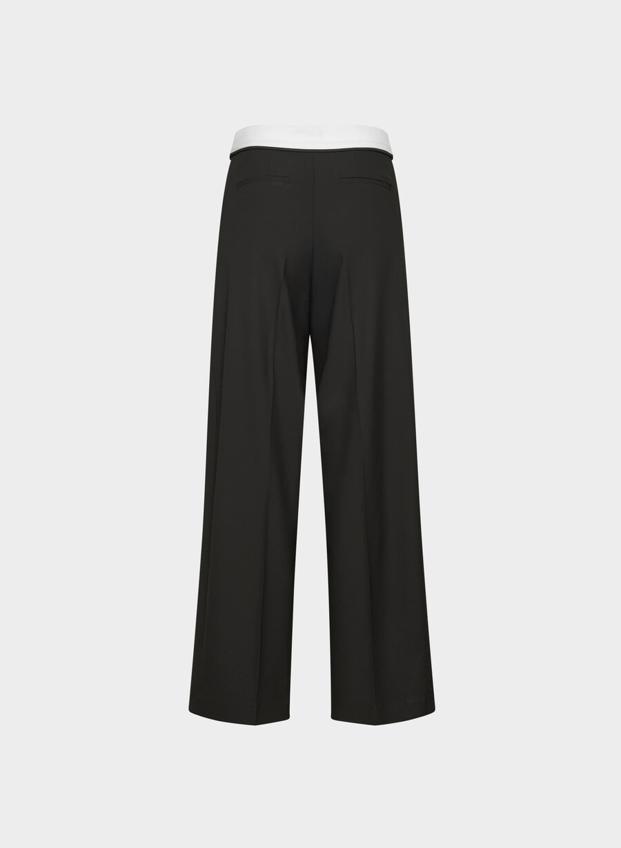 pantaloni bureau - ressential light nerocrema
