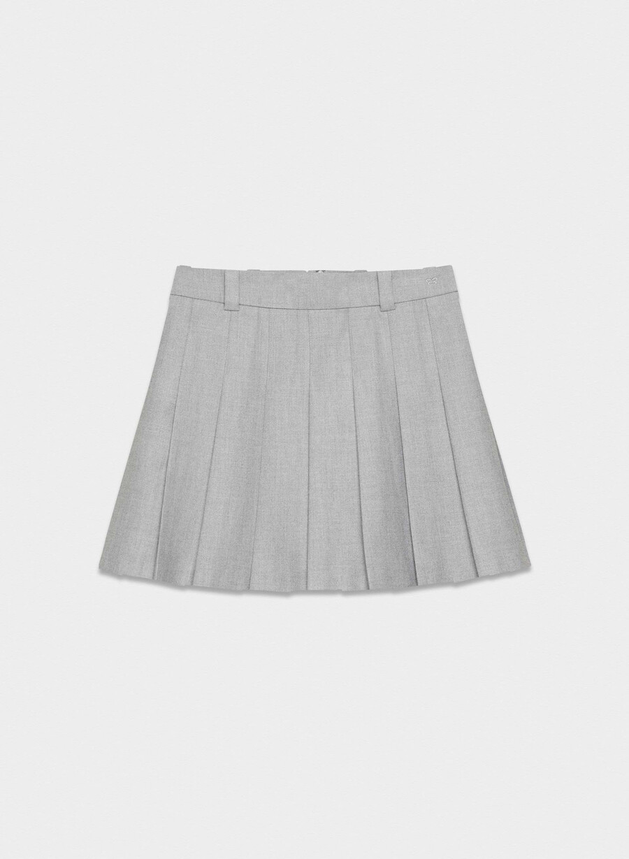 minigonna color oliva heather chrome