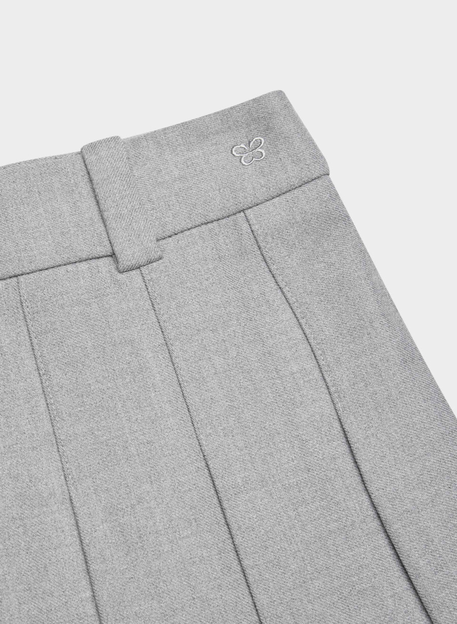minigonna color oliva heather chrome