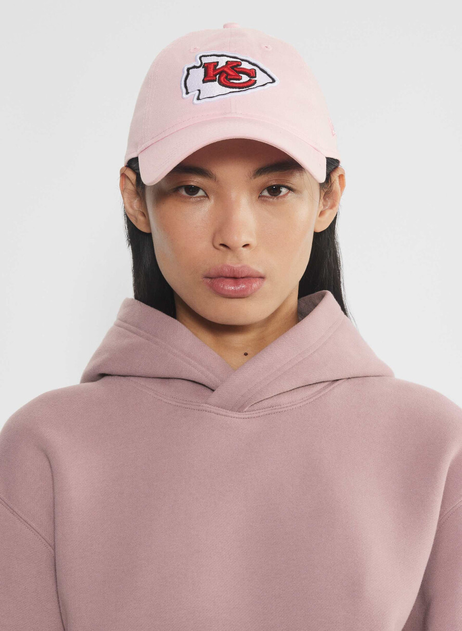 cappello new era kansas city chiefs 9twenty mochi pinkmulti