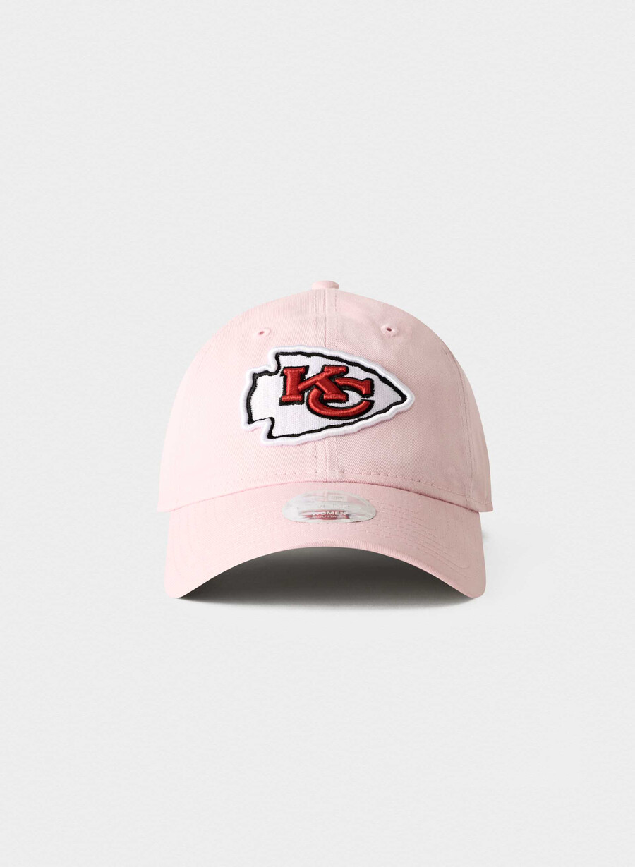 cappello new era kansas city chiefs 9twenty mochi pinkmulti