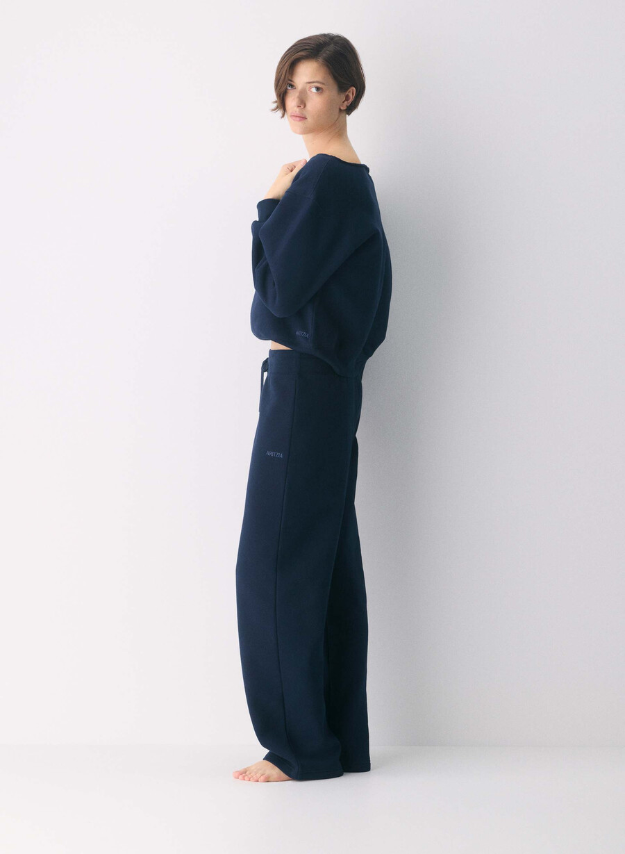 pantaloni da tuta con fascia perfetta in pile accogliente admiral