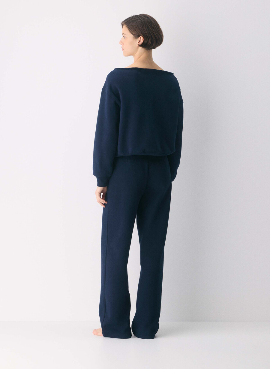 pantaloni da tuta con fascia perfetta in pile accogliente admiral