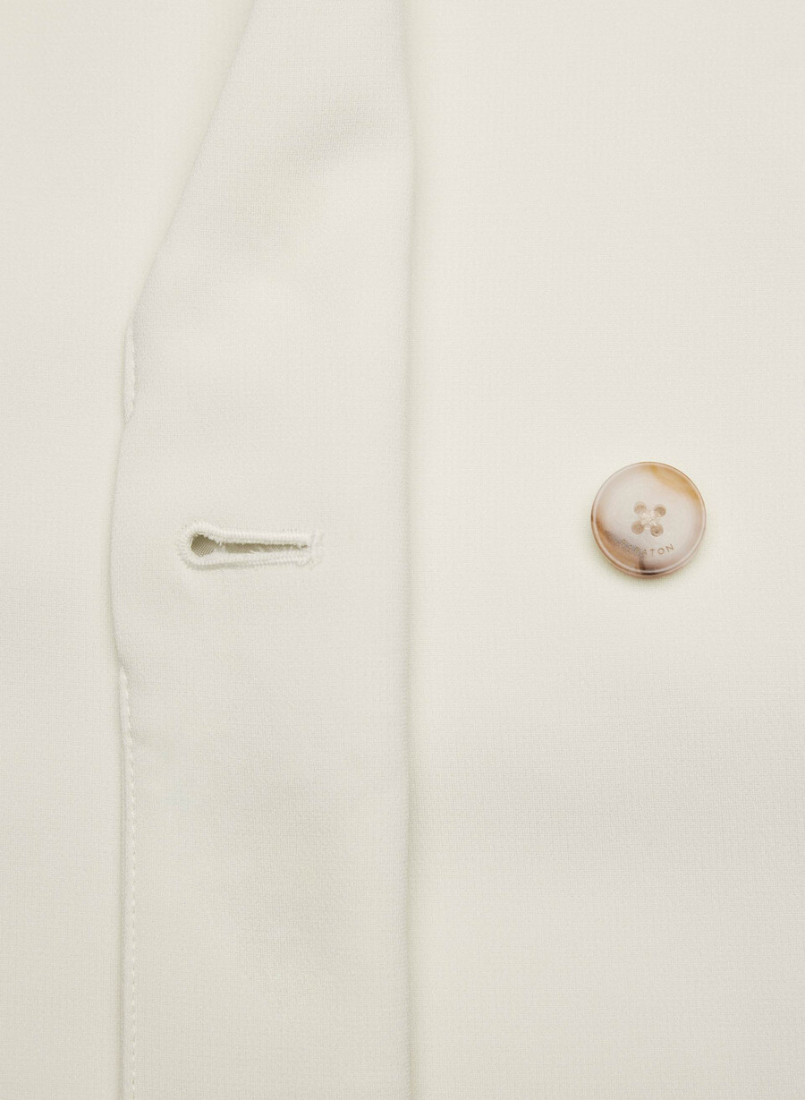 trench postage - sway crepe vintage white