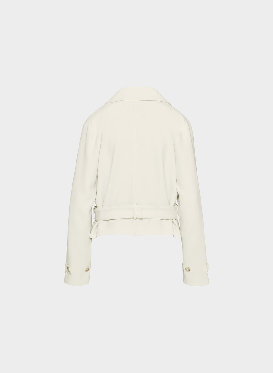 trench postage - sway crepe vintage white