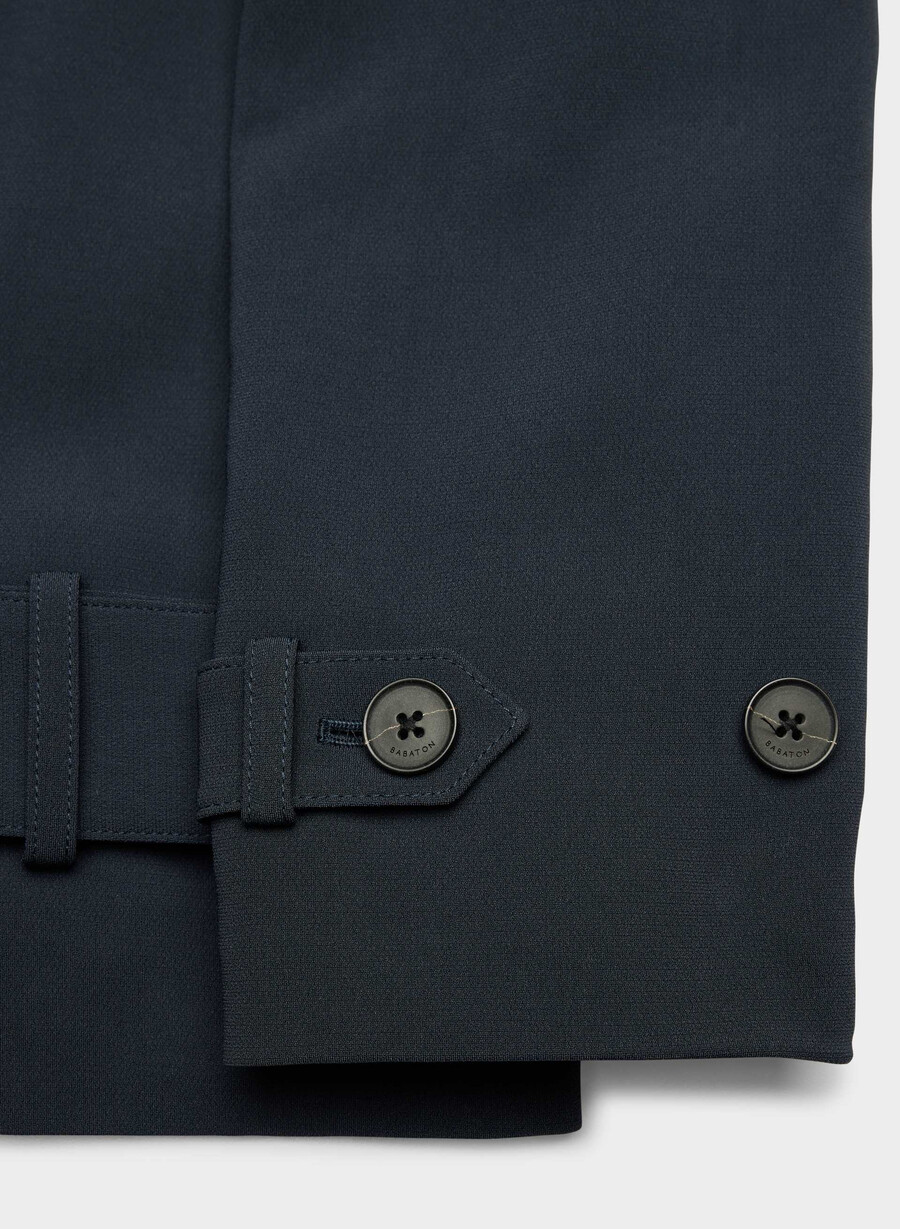 trench postage - sway crepe dark navy