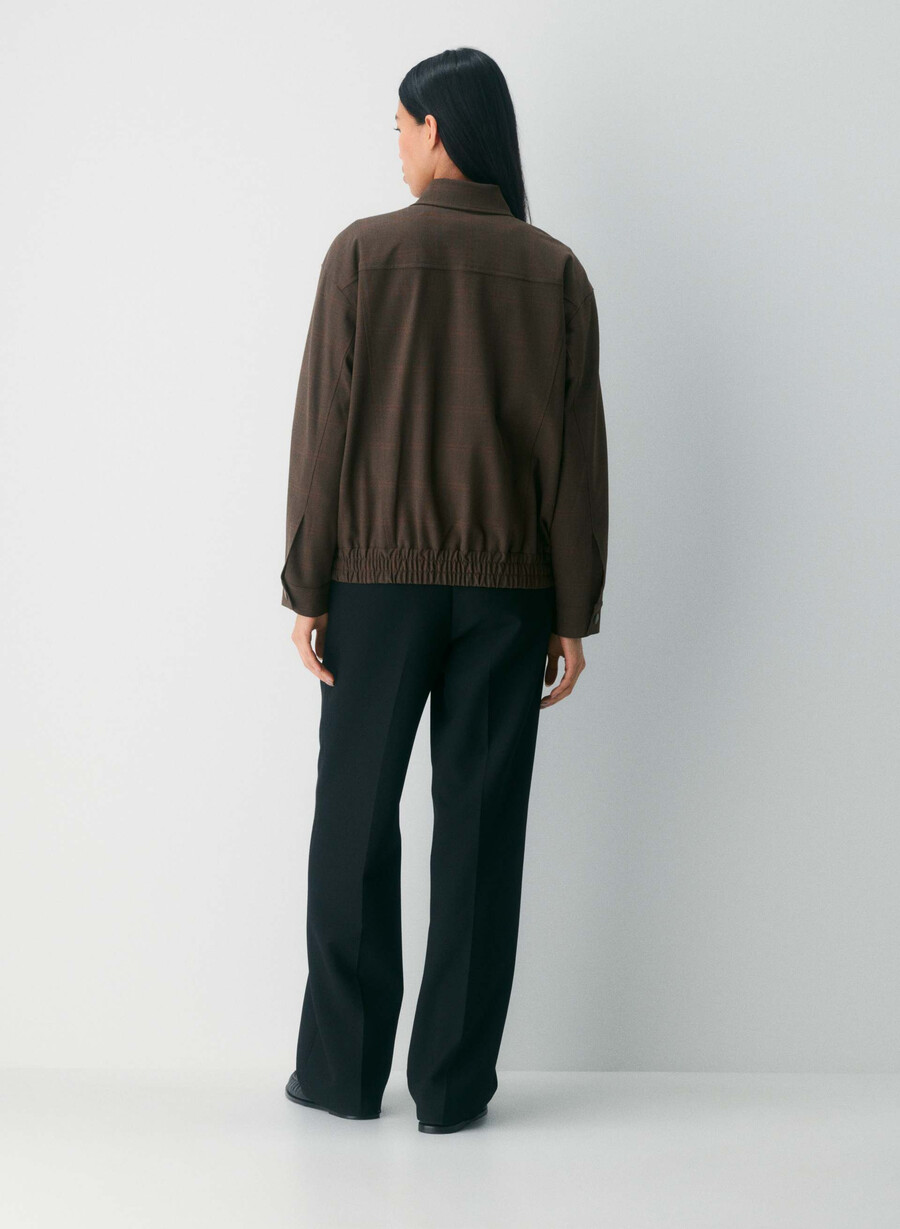 telegraph bomber - ressential light lmbrt chk r mc brblk