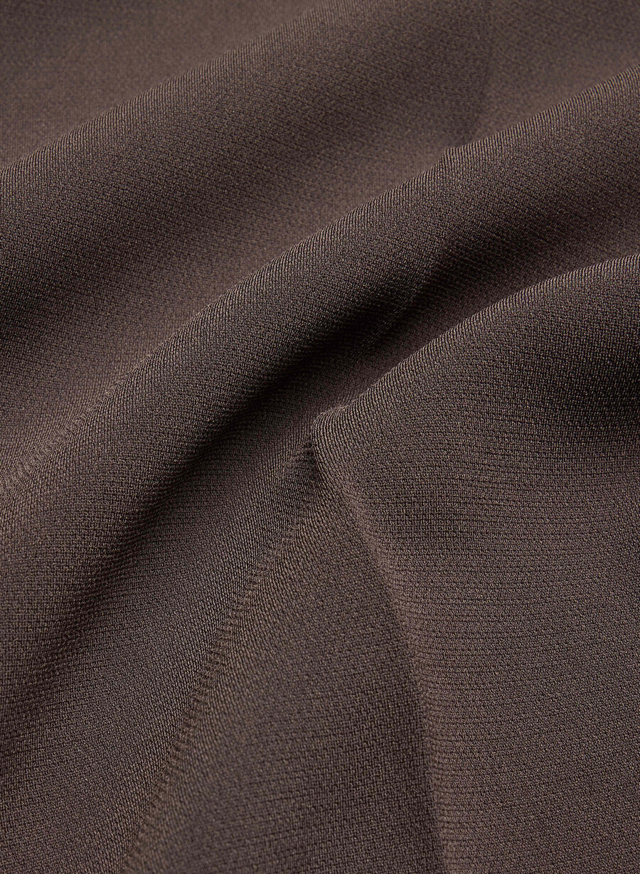 pantaloni leeway - sway crepe rich mocha brown