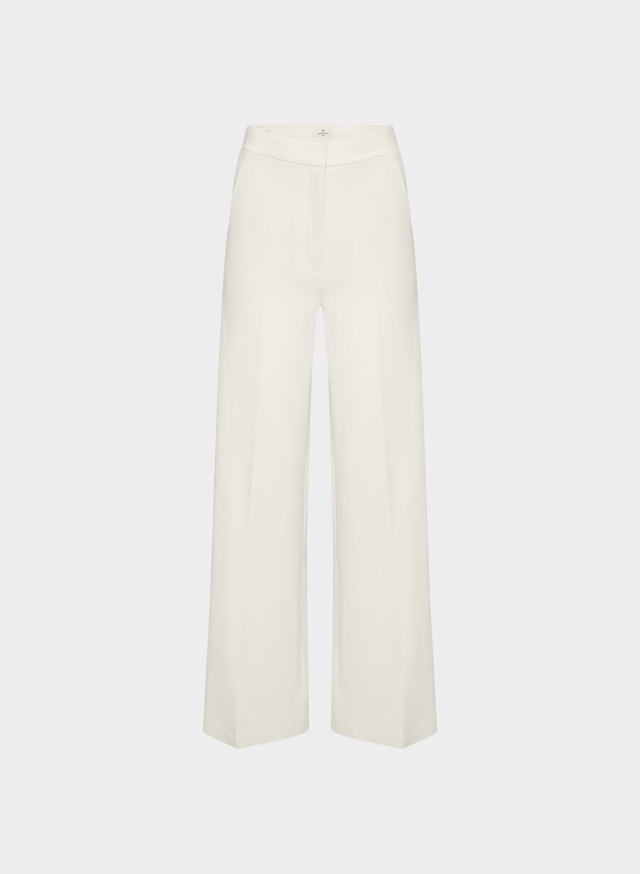 pantaloni leeway - sway crepe vintage white