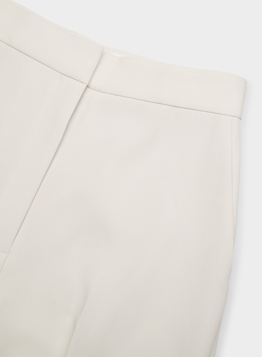 pantaloni leeway - sway crepe vintage white