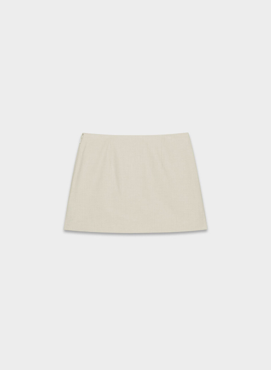 gonna-pantalone roundup - ressential light heather matte pearl