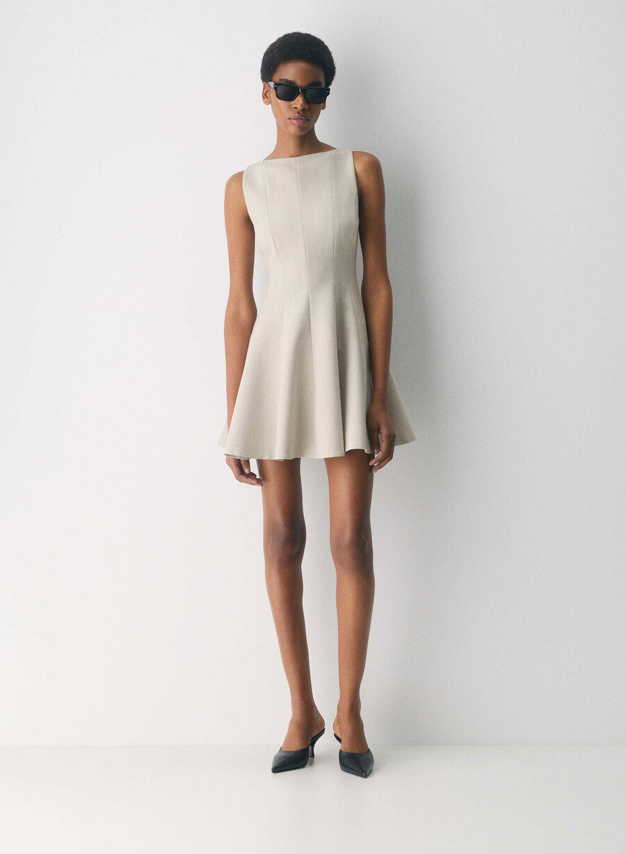 abito proxy - ressential heather matte pearl
