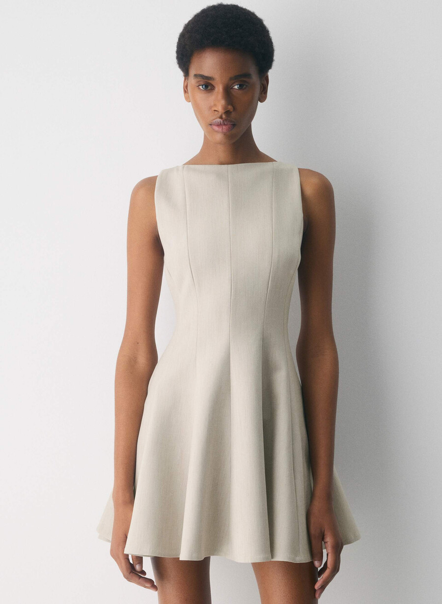 abito proxy - ressential heather matte pearl