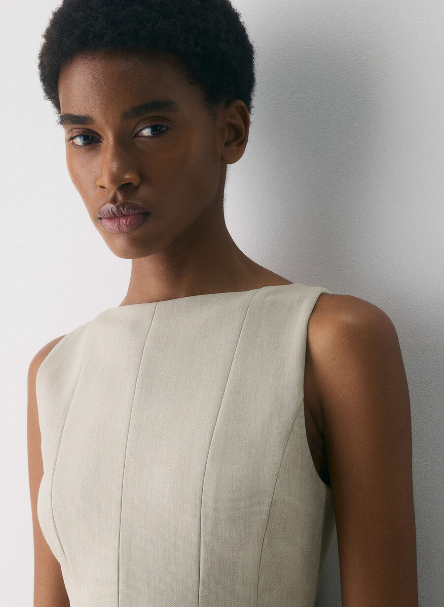 abito proxy - ressential heather matte pearl