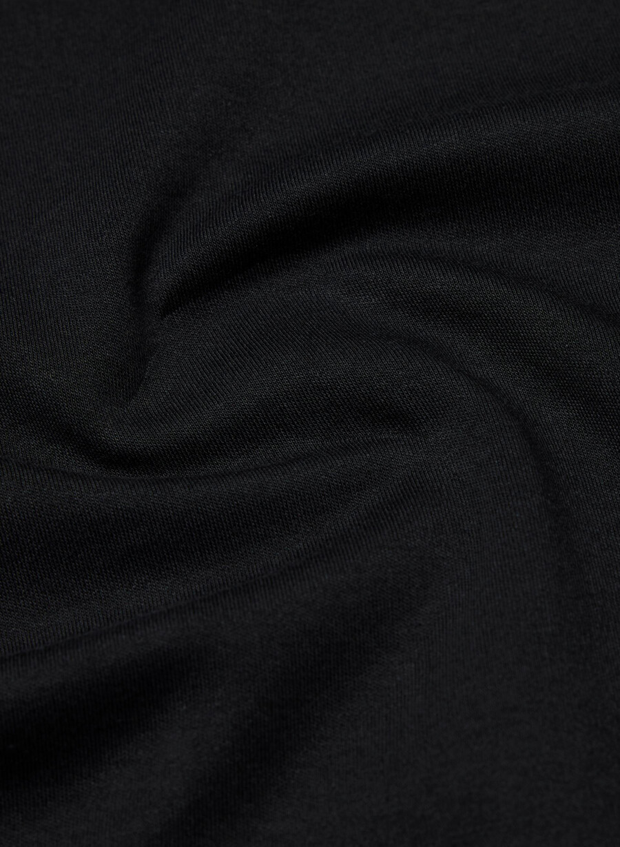 t-shirt pegasus in cotone interlock nera